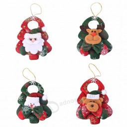 cute Santa Claus snowman modelling christmas hanging ornament