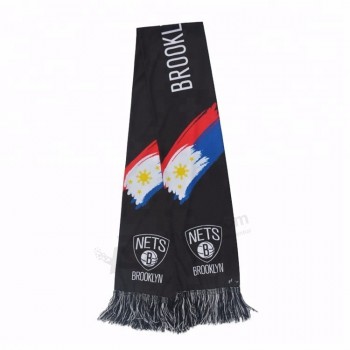 цифровая печать шарф горячая распродажа футбольные фанаты вязаный шарф