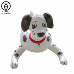 Pvc en plastique en plein air natation chien mignon jouet animaux gonflables personnalisés