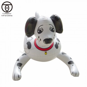 Pvc plástico natação ao ar livre bonito cão brinquedo personalizado animais infláveis