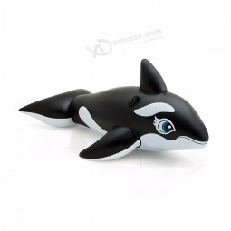 鲨鱼骑-上，优质塑料鲨鱼浮动玩具成人游泳池浮球大充气水上玩具