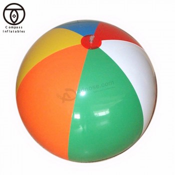 Outdoor-Spielzeug Kunststoff PVC Strand aufblasbare Ball mit Logo-Druck