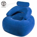 OEM inflatable corner sofa comfort inflatable suede sofa