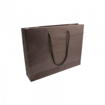 Promotionele aangepaste logo bedrukte verpakking luxe shopping cadeau papieren zak