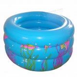 children inflatable swimming pool with rings, hot sale kids inflatable pool, outdoor inflatable water pool