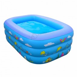 Piscina di acqua rettangolare, piscina per adulti gonfiabile