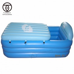 Banheiro personalizado pvc portátil banheira de bebê inflável macia