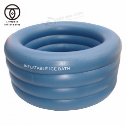 Piscina de cristal inflável azul redondo piscina para bebê