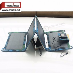 Paquete solar portátil de viaje al aire libre panel solar cargador usb