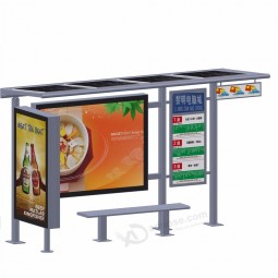 Customized solar bus stop shelter bus station
