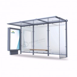 Smart advertising bus stops shelter station light box custom