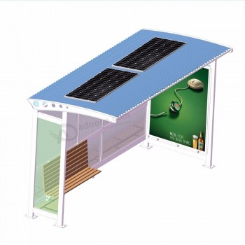 Metallmaterial solarbetriebener Außenbunker