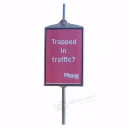 Gewohnheit-Straßenlaternenpfahl Anzeigen Licht Box Brauch gemacht