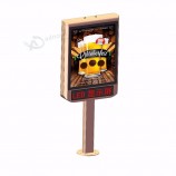 Modern digital advertising lamp post light box