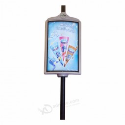 Straßenmöbel Lampe Pole Display Lichtbox