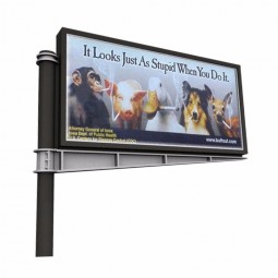 Publicidade billboard unipole coluna rolagem outdoor