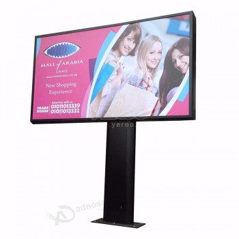 Tempered Glass Panel Outdoor Scrolling Billboard with your logo