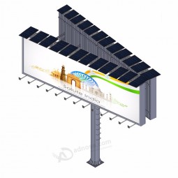 Outdoor solar panel road advertising billboard custom