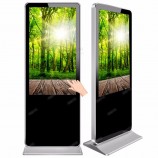 Indoor floor stand TFT touch panel advertising display signage custom with your logo