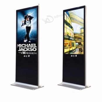 Indoor lcd-display vloerstandaard digital signage kiosk op maat