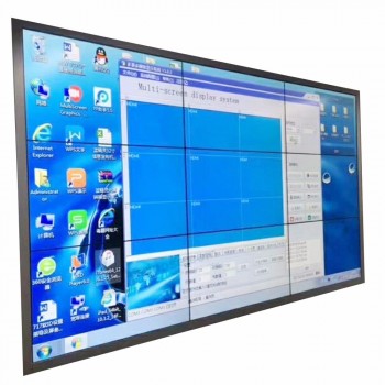 Affichage numérique monté au mur d'affichage d'affichage à cristaux liquides d'écran d'affichage de télévision fixé au mur numérique