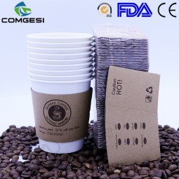 Mejores tazas de café de papel: tazas de café desechables impresas personalizadas de color, taza desechable con tapa
