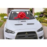 Christmas Gift Packaging Red Ribbon Magnetic Car Bow