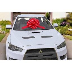 Christmas Gift Packaging Red Ribbon Magnetic Car Bow