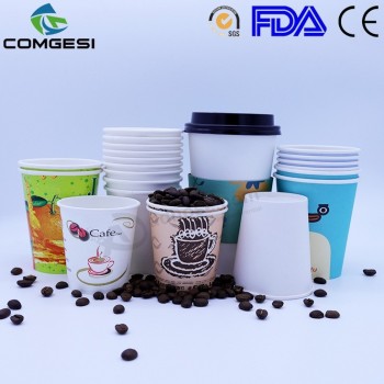 Cute paper cups_pla biodégradable paper cups_eco-Tasses à espresso en papier amical