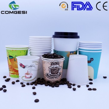 Copos de papel bonito_peças copos de papel biodegradável-Xícaras de café expresso de papel amigável