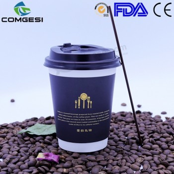 Vasos desechables aislados_personalizadas tazas desechables de café_8 tazas de café con tapa