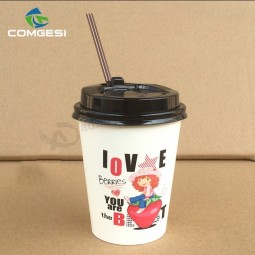 Coffee cup biodegradable_single wall biodegradable PLA eco-friendly cups_disposable coffee cups