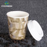 Hot paper cups_cheap paper coffees_black tasses à café jetables