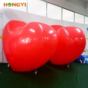 Pvc globo inflable corazón decoraciones de la boda publicidad de globo de helio inflable