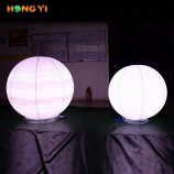 Dernière conception 1-3m gonflable led lumières saturn ballons