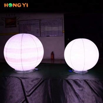 latest design 1-3m inflatable LED lights Saturn balloons