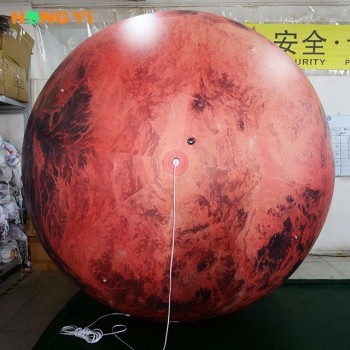 Actividad colgante de 3 metros de pvc de globo planetario inflable