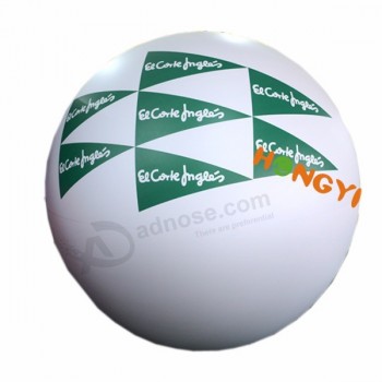 Pallone di atterraggio gonfiato di varie dimensioni con pallina pubblicitaria in grado di stampare logo