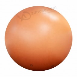 注文のロゴのオレンジ色の膨脹可能な広告のヘリウムの気球をぶら下げている屋根