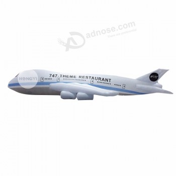 Logotipo personalizado de avión de pasajeros inflable/Modelo de avión grande