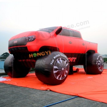car shape model PVC advertising car balloon outdoor Big Mac off-road vehicle