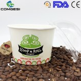 paper cups for ice cream_waterproof drinking paper cups_disposable cool drink cups with lids