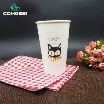 Bebida fría papel cups_cold bebida tazas de papel con lids_cold bebida café tazas de papel al por mayor