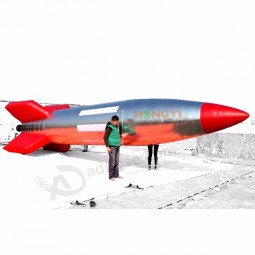Ракетный надувной корабль подражает авиационной модели рекламной акции выставочного реквизита на заказ