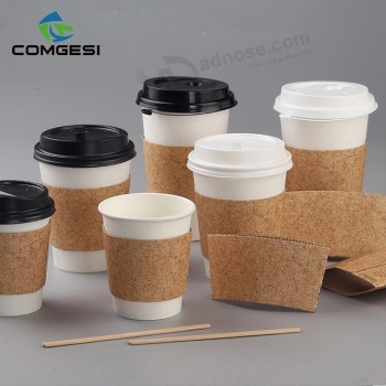 Único papel kraft descartável cup_singlw papel de parede kraft cups_disposable copo de papel kraft