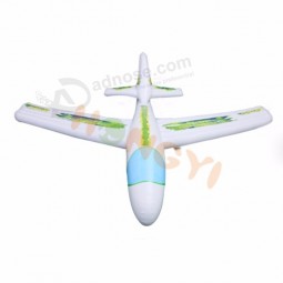 Avión inflable modelo planeador de empuje de juguete inflable para exhibición