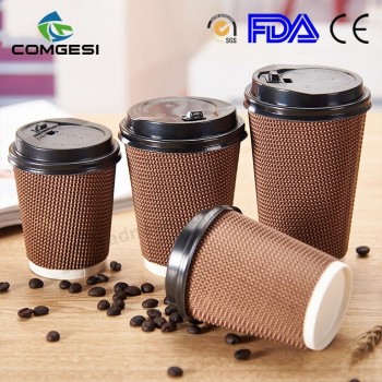 優れた品質の紙cup_price良好な絶縁優れた品質のクラフト紙cup_factory直接供給クラフトコーヒーカップ