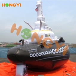 豪华pvc充气游艇水上玩具海盗船广告巨型充气游轮模型展示