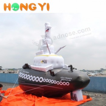Inflatable Yacht Model Advertising Emulation Boat Shape Balloon Exhibition Houseboat For Indoor And Outdoor