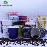 Calor isolado papel oco cup_corrugated parede dupla calor isolado papel de espuma cup_paper copo china fabricante
